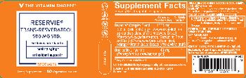 The Vitamin Shoppe Reservie Trans-Resveratrol 500 mg Std. - supplement