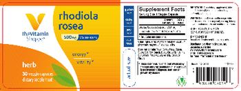 The Vitamin Shoppe Rhodiola Rosea 500 mg - supplement