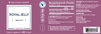 The Vitamin Shoppe Royal Jelly - supplement