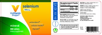 The Vitamin Shoppe Selenium 100 mcg - supplement