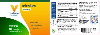 The Vitamin Shoppe Selenium 200 mcg - supplement