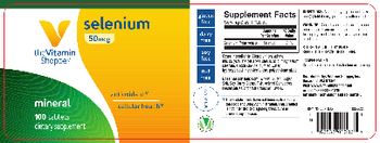 The Vitamin Shoppe Selenium 50 mcg - supplement
