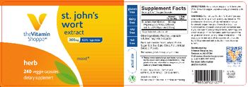 The Vitamin Shoppe St. John’s Wort Extract 300 mg - supplement