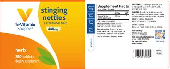 The Vitamin Shoppe Stinging Nettles 480 mg - supplement
