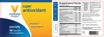 The Vitamin Shoppe Super Antioxidant - supplement