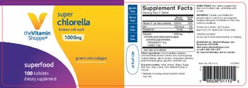 The Vitamin Shoppe Super Chlorella 1000 mg - supplement