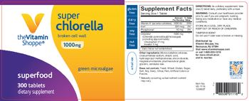 The Vitamin Shoppe Super Chlorella 1000 mg - supplement