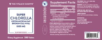 The Vitamin Shoppe Super Chlorella 1000 mg - supplement