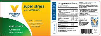 The Vitamin Shoppe Super Stress With Vitamin C - supplement