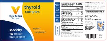 The Vitamin Shoppe Thyroid Complex - supplement