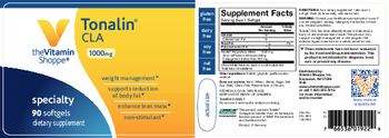 The Vitamin Shoppe Tonalin CLA 1000 mg - supplement