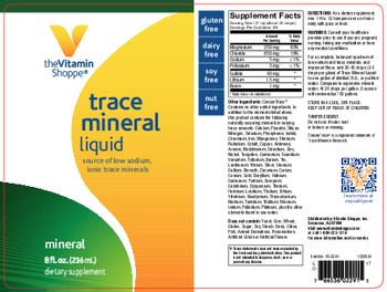 The Vitamin Shoppe Trace Mineral Liquid - supplement
