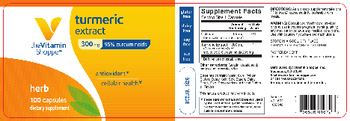 The Vitamin Shoppe Turmeric Extract 300 mg - supplement