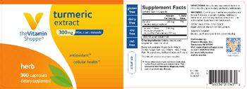 The Vitamin Shoppe Turmeric Extract 300 mg - supplement