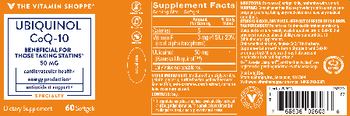 The Vitamin Shoppe Ubiquinol CoQ-10 50 mg - supplement