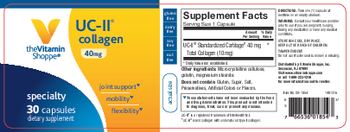 The Vitamin Shoppe UC-II Collagen 40 mg - supplement