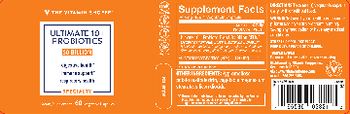 The Vitamin Shoppe Ultimate 10+ Probiotics 30 Billion - supplement