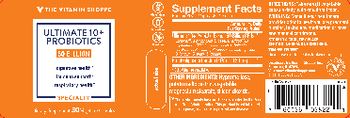 The Vitamin Shoppe Ultimate 10+ Probiotics 50 Billion - supplement
