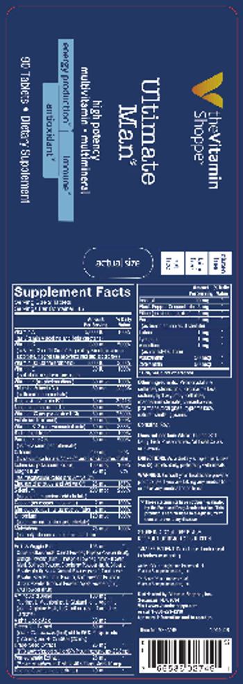 The Vitamin Shoppe Ultimate Man - supplement