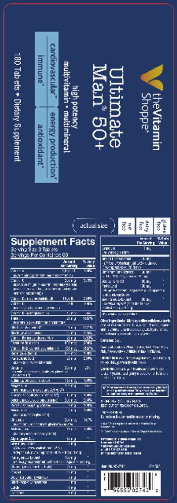 The Vitamin Shoppe Ultimate Man 50+ - supplement