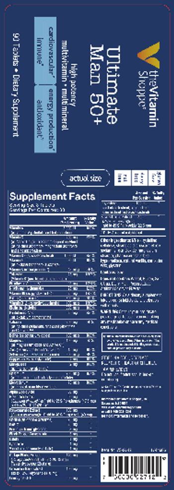The Vitamin Shoppe Ultimate Man 50+ - supplement