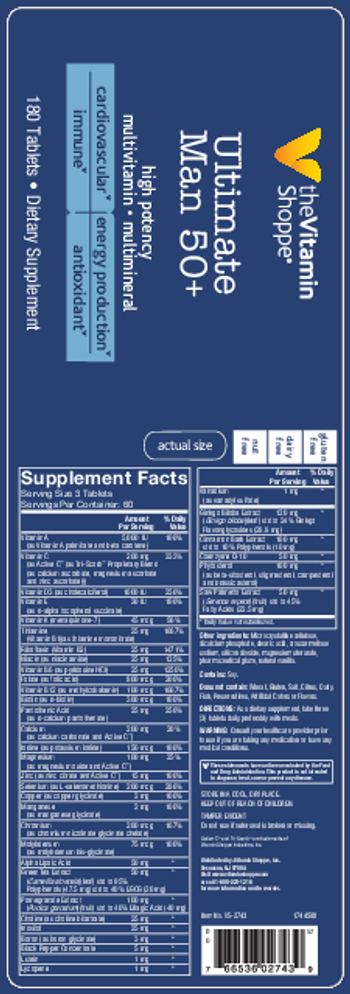 The Vitamin Shoppe Ultimate Man 50+ - supplement