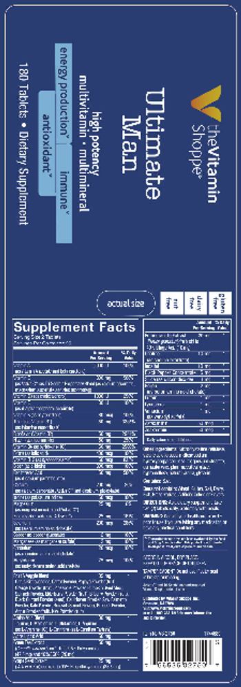 The Vitamin Shoppe Ultimate Man - supplement