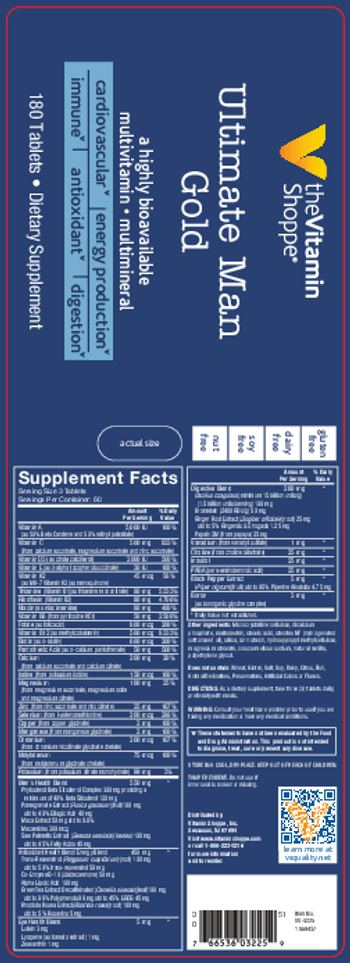 The Vitamin Shoppe Ultimate Man Gold - supplement