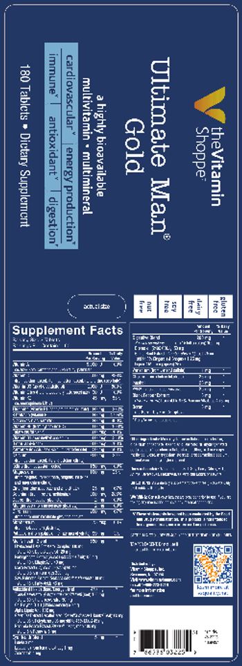 The Vitamin Shoppe Ultimate Man Gold - supplement