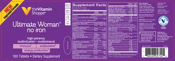 The Vitamin Shoppe Ultimate Woman No Iron - supplement