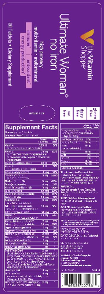 The Vitamin Shoppe Ultimate Woman No Iron - supplement