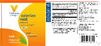 The Vitamin Shoppe Valerian Root Extract 1000 mg - supplement