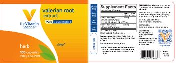 The Vitamin Shoppe Valerian Root Extract 90 mg - supplement