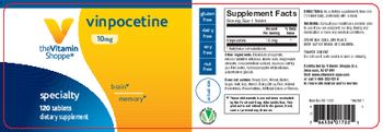 The Vitamin Shoppe Vinpocetine 10 mg - supplement