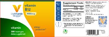 The Vitamin Shoppe Vitamin B12 1000 mcg - supplement