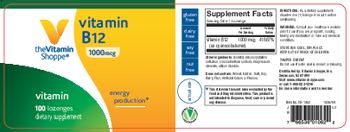 The Vitamin Shoppe Vitamin B12 1000 mcg - supplement