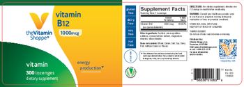 The Vitamin Shoppe Vitamin B12 1000 mcg - supplement