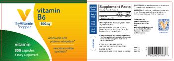 The Vitamin Shoppe Vitamin B6 100 mg - supplement
