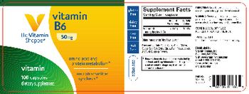 The Vitamin Shoppe Vitamin B6 50 mg - supplement
