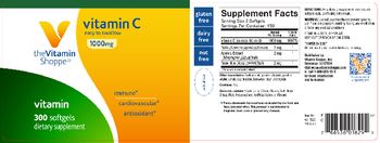 The Vitamin Shoppe Vitamin C 1000 mg - supplement