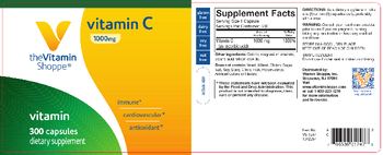 The Vitamin Shoppe Vitamin C 1000 mg - supplement