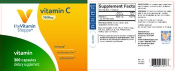 The Vitamin Shoppe Vitamin C 1000 mg - supplement