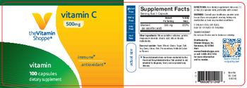 The Vitamin Shoppe Vitamin C 500 mg - supplement