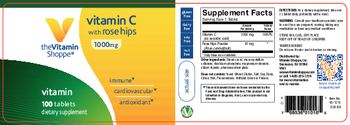 The Vitamin Shoppe Vitamin C with Rose Hips 1000 mg - supplement