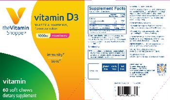 The Vitamin Shoppe Vitamin D3 1000 IU Mixed Berry - supplement