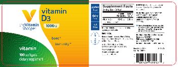 The Vitamin Shoppe Vitamin D3 1000 IU - supplement