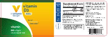 The Vitamin Shoppe Vitamin D3 400 IU - supplement