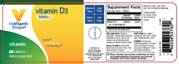 The Vitamin Shoppe Vitamin D3 5000 IU - supplement