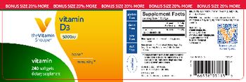 The Vitamin Shoppe Vitamin D3 5000 IU - supplement