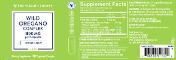 The Vitamin Shoppe Wild Oregano Complex 1100 mg - supplement